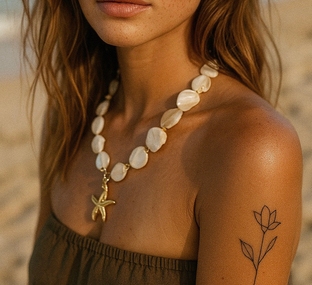 Sol Necklace | Real Seashells & Gold-Plated Charm | Summer 2025 Drop