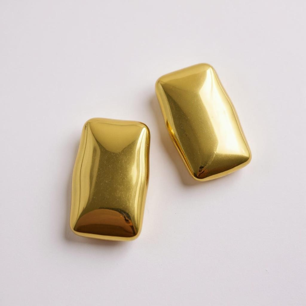 Molten Muse | 18k Gold Plated Statement Earrings | Waterproof | Minimalist
